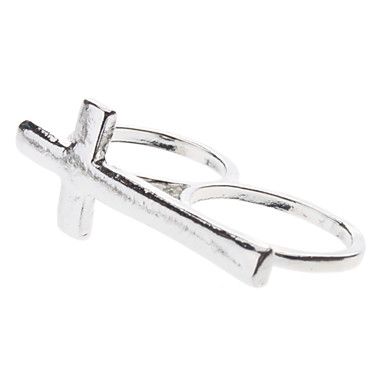 Anel Duplo Vintage - Cruz